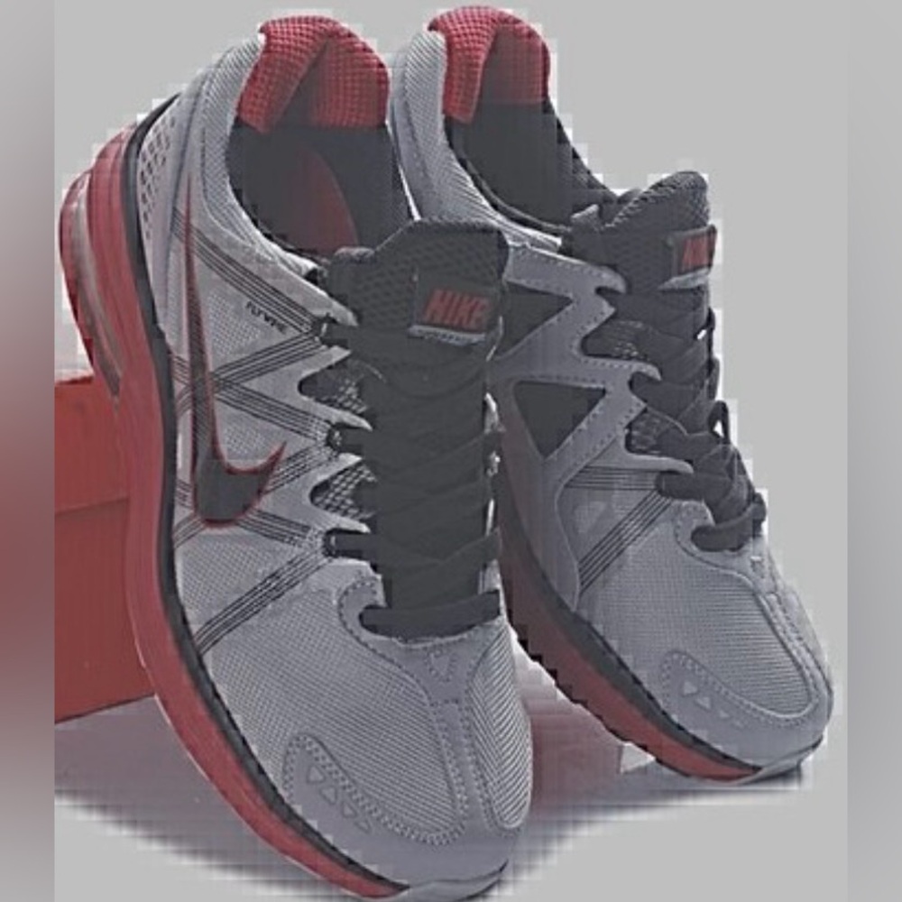 Nike Lunar MX+ Flywire Red/Dk Gray Sz 9.5 Circa 2010